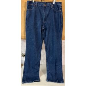 Wrangler Cowboy Cut Slim Fit Jeans Mens 38x34 Blue Denim